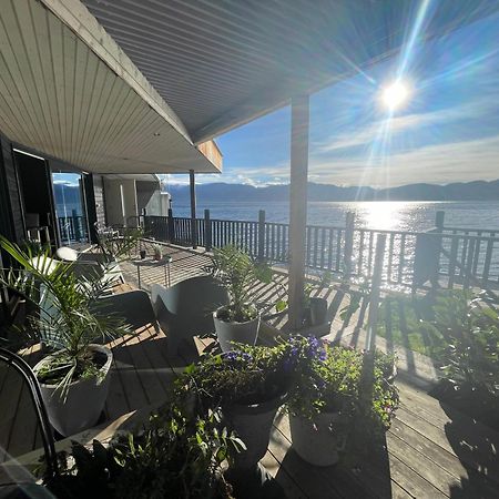 Panoramaresort In Hardangerfjorden Leilighet I Sjokanten Ved Hardangerfjorden For 7 Personer Boat , Sauna,Kajak, Sup For Rent Oystese Ngoại thất bức ảnh
