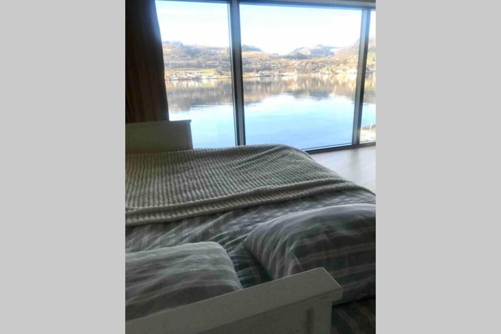 Panoramaresort In Hardangerfjorden Leilighet I Sjokanten Ved Hardangerfjorden For 7 Personer Boat , Sauna,Kajak, Sup For Rent Oystese Ngoại thất bức ảnh